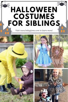 children's halloween costumes for siblings