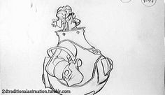 a drawing of a vase with flowers in it