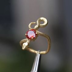 Snake Ruby Gold Plated Ring, 925 Sterling Silver Gold Plated Ring, Garnet Snake Silver Ring, Ruby Silver Ring, Animal Jewelry, Gift for Her - Etsy Ruby Silver Ring, Ring Ruby, Gold Plated Rings, Animal Jewelry, Jewelry Gift, Statement Rings, Garnet, Silver Ring, Silver Gold