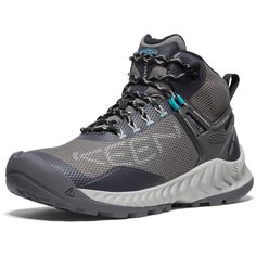 PRICES MAY VARY. WATERPROOF & MATERIAL: KEEN.DRY waterproof breathable membrane keeps your feet dry in wet terrains; Environmentally preferred durable water repellent; Performance mesh with durable overlays in key wear zones; Breathable mesh lining TRACTION: KEEN.ALL-TERRAIN rubber provides high traction grip in muddy environments and on rocky surfaces; 4mm multi direction lugs provide optimal grip for sure footing in the most rugged terrain SUPPORT: Full length stability shank for added support Lightweight Hiking Boots, Boots For Ladies, Waterproof Hiking Shoes, Hiking Boots Women, Waterproof Hiking Boots, Fast Moving, Waterproof Boots, Hiking Shoes, Running Shoe