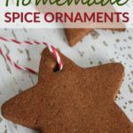 homemade spice ornaments with text overlay that reads, homemade spice ornament's