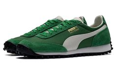 PUMA Fast Rider OG 'Green White' 387323-08 Casual Green Running Shoes For Training, Y2k Shoes, Fashion Performance, Stylish Sneakers, Perfect Pair, Your Perfect, Sneakers, Green, White