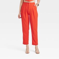 A New Day Ankle Pants, Target Ankle Pants, Ankle Length Pants, Womens Clothing Sizes, Bottom Clothes, Ankle Pants, Pull On Pants, Straight Pants, Chinos Pants