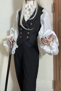 Formal Doctor Outfit, Noble Pose Reference, Pose Reference In Dress, Victorian Fashion Male Royal, Fancy Vampire Outfit, Victorian Goth Outfits Masc, Frankenstein Aesthetic Outfits, Royal Women Outfit, Victorian Butler Uniform