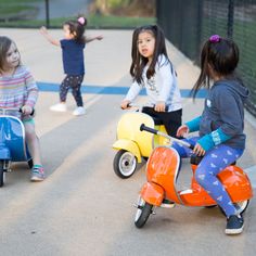 Children enjoy riding PRIMO around the playground! Classic Design, Classic Cars, Toys, Design