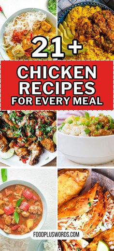 21 chicken recipes for every meal