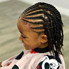 Twist Hairstyles With Natural Hair, Back To School Cornrows, Braided Puff Natural Hair Cornrows, Cornrow Twists Natural Hair, How To Style Cornrows Braids, Hair For School Kids, Cornrow And Twist Hairstyles, Free Hand Hairstyles For Kids, Cornrows Natural Hair For Kids