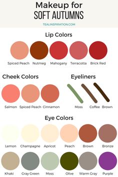 Warm Spring Makeup, Soft Autumn Makeup, Warm Spring Color Palette, Teal Inspiration, Winter Make Up, Light Spring Color Palette, Cool Winter Color Palette, Deep Winter Palette, Soft Autumn Color Palette