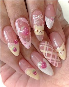 Hottest Summer Nails, Chinese Nails, Soft Pink Nails, Melody Wallpaper, Cute Pink Nails, Silly Clothes, Nails Trends