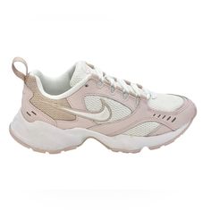 About Us Guarantee Of Novelty & Authenticity Clutch Sports Only Sells Authentic Brands And New, Unused Products. Any Concern Or Question About The Authenticity Or Quality Of Any Of Our Products May Be Directed To Our Message Inbox And We Will Gladly Assist You. Product Details Nike Women's Air Heights Shoes Style No. Cio603-601 Color Barely Rose / White - Fossil Stone - New In Box Nike Running Shoes With Perforations, Nike Rosas, Nike Air Heights, Nike Jordan 13, Sneaker Outfits Women, Shoes Nike Air, Nike Sneakers Women, Nike Flyknit, Mens Nike Shoes