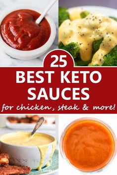 25 best keto sauces for chicken, steak and more