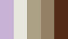 the color palette is brown, purple, and white with an assortment of different shades