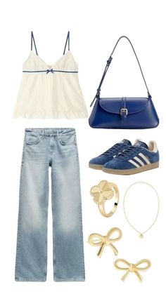 Not my pin! Smart People Outfits, Style Chart Aesthetic, Looks Adidas, Fit Outfits, Parisian Outfits, College Wardrobe, Skandinavian Fashion, Europe Outfits, Outfit Inspo Summer