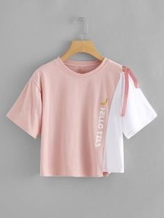 Trendy Fashion Tops, Tumblr Outfits, Stylish Dresses For Girls, Crop Top Outfits, Fashion Attire, Tshirt Outfits, T Shirt Diy, Girls Fashion Clothes, Teenage Fashion Outfits