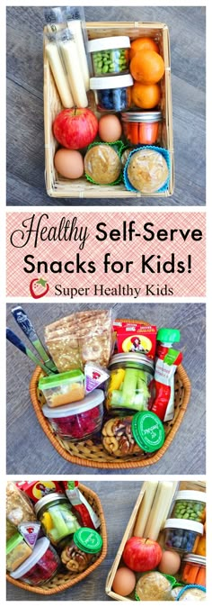 healthy self serve snacks for kids