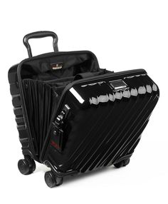 01396821041 Modern Black Nylon Luggage, Modern Black Luggage For Business Trips, Modern Black Office Luggage, Tumi Luggage, Carry On Luggage, Leather Travel, Laptop Pocket, Men's Backpack, Everyday Bag