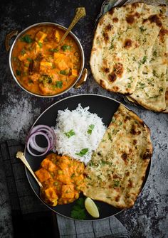 two plates filled with different types of food