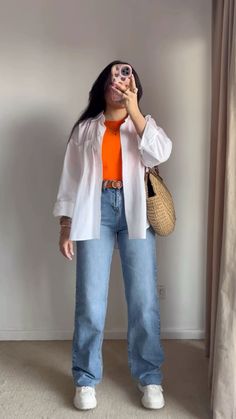 Cool Style Outfits, College Ootd, Outfits Juvenil, College Outfits Summer, Western Clothes, Hijabi Fashion Casual, Hijabi Fashion, Casual Clothes, Clothing Hacks