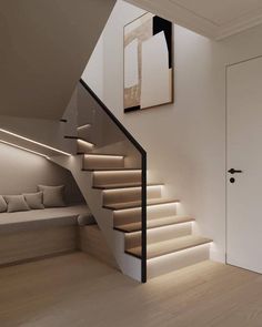 تحت الدرج, Staircase Interior Design, Staircase Design Modern, Kitchen Updates, Stairway Design, Stairs Design Modern, Home Design Floor Plans, Modern House Exterior Design, Home Stairs Design