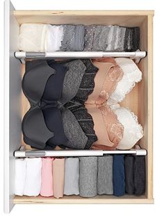 Bedroom Drawers, Apartment Budget, Small Bathroom Storage, Diy Home Decor On A Budget, Drawer Organizers, Closet Designs