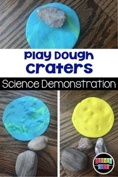 play dough critters for science demonstration on how to make rocks and stones with colored clay