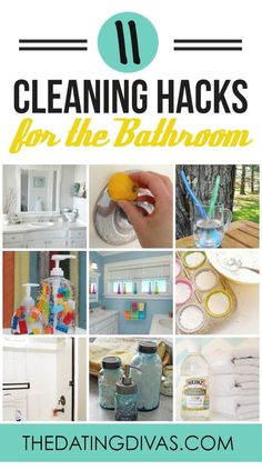 the 11 best cleaning hacks for the bathroom