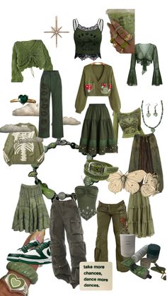 GREEN Thank You Memes, Goblincore Outfits, Istoria Modei, Funny Thank You, Cottagecore Outfits, Green Outfit, Hippie Outfits