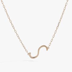 14kt Gold Over .925 Sterling Silver S Necklace Initial, Neck Stack, Jewelry Style Guide, Initial S, Glam Gifts, S Necklace, Necklace Initial, Butterfly Jewelry, Charm Rings