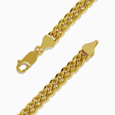 Men's 14K Yellow Gold Hollow Curb Chain Link Bracelet 8 3/4" Gold Cuban Link Necklace In 14k Solid Construction, 14k Yellow Gold Cuban Link Bracelet, Classic Yellow Gold Cuban Link Necklace With Solid Construction, 14k Yellow Gold Cuban Link Necklace With Curb Chain, Yellow Gold Cuban Link Bracelet With Solid Construction, 14k Gold Cuban Link Necklace For Formal Occasions, 14k Yellow Gold Cuban Link Necklace, Classic Gold Cuban Link Bracelet, Tarnish Resistant, Classic Cuban Link Gold Bracelet, Tarnish Resistant