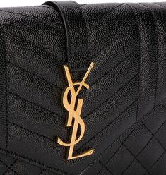 Expertly crafted and stylish, the Monogram Chained Wallet from SAINT LAURENT features a logo plaque and quilted crossbody bag design. Made with superior quality materials, this wallet is a must-have for any fashion-forward individual. Stay organized while making a statement with this elegant and functional accessory. Dimensions: Width: 22.5cm, Height: 14cm, Depth: 4cm, Strap: 48cm Quilted Crossbody Bag, Functional Accessories, Bag Design, Wallet Chain, Diaper Backpack, Stay Organized, Womens Backpack, Bags Women, Quilt Patterns