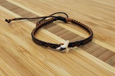 Shark Tooth Hemp Bracelet / Anklet - Shark Teeth Bracelet / Anklet - Brown Black Bracelet - Handmade Hemp Hawaiian Bracelet Shark Bracelet Casual Adjustable Ankle Wrap Jewelry, Shark Teeth Jewelry, Rasta Earrings, Hawaiian Bracelets, Eye Of Horus Necklace, Hemp Bracelets, Handmade Leather Bracelets, Ethnic Earrings, Shark Teeth