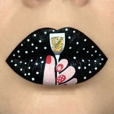 Lip Kisses, Glass Lips, Colorful Lips, Easy Eye Makeup Tutorial, Unique Lips, New Makeup Trends, Lip Artwork, Lips Art