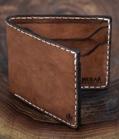 Classic Bifold Hand-stitched Bifold Card Holder For Everyday Use, Hand-stitched Leather Trifold Wallet, Classic Leather Trifold Wallet Hand-stitched, Classic Trifold Wallet For Everyday Carry, Hand-stitched Trifold Wallet For Everyday Use, Hand-stitched Trifold Wallet, Everyday Hand-stitched Trifold Wallet, Brown Hand-stitched Trifold Wallet, Classic Hand-stitched Wallets As Gifts