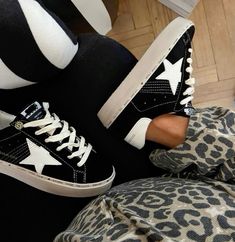 Black Golden Goose, Pretty Sneakers, Madden Boots, Golden Goose, Custom Shoes