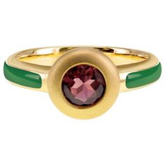 Jewelry Enamel, Ring Stacks, Sabyasachi Jewellery, Vitreous Enamel, Art Ancien, Sparkly Things, Enamel Ring, Tourmaline Ring, Painted Glass