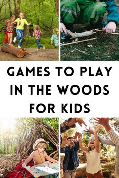 Explore the wonders of nature with these adventurous games to play in the woods for kids! 🌲🍃 From scavenger hunts and nature bingo to camouflage hide-and-seek and tree tag, these outdoor activities encourage imagination, teamwork, and appreciation for the great outdoors. 🌟 #WoodsGames #OutdoorFun #NatureExploration Nature Camp Activities For Kids, Nature Games For Kids, School Activity Ideas, Nature Bingo, Camping Activites For Kids, Woodland Activities, Cool Forest, Outdoorsy Kids, Fun Games To Play