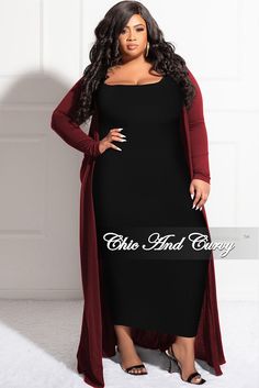 Polyester %: 96 Spandex %: 4 Model is wearing a 1x Plus Size Duster, Curvy Street Style, Duster Dress, Chic And Curvy, Dress Set, Fashion Trend, Set Dress, Final Sale, Street Style