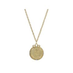 This gold tone pendant necklace from 1928 showcases each flower of the month and is the perfect accessory for anyone with a sense of style. This gold tone pendant necklace from 1928 showcases each flower of the month and is the perfect accessory for anyone with a sense of style. NECKLACE DETAILS Pendant size: 1.5 in. Chain length: 20 in. Clasp: lobster-claw Metal: alloy Plating: gold tone Finish: polished Not appropriate for children 14 years old and younger. Size: One Size. Color: December. Gen Antique Gold Medallion Necklace With Vintage Charm, Vintage Gold Jewelry With Coin Pendant, Vintage Gold-tone Jewelry With Coin Pendant, Vintage Charm Initial Pendant Jewelry, Vintage Initial Pendant Jewelry With Charm, Antique Gold Medallion Necklace For Anniversary, Vintage Initial Pendant Charm Jewelry, Antique Gold Round Pendant Necklace For Anniversary, Heirloom Round Pendant Necklace With Vintage Charm