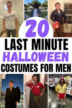 20 last minute halloween costumes for men