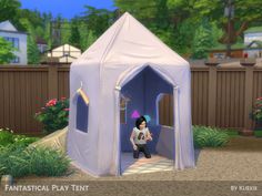 Toddler Play Tent, Toddler Tent, Sims Memes, Ballet Decor, Cc Mods, Kids Play Tent, Casas The Sims 4, Kids Tents