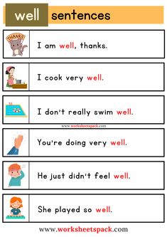 Well Sight Word Worksheet Printable.