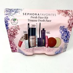 An Eight-Piece Set Of Bestsellers To Create Your No Makeup-Makeup Look, Including Full-Size Products From Too Faced, Huda Beauty And Tarte And Viral Minis From Rare Beauty And Drunk Elephant. - 0.621 Oz/ 6 G Danessa Myricks Mini Beauty Yummy Skin Blurring Balm Powder Mini In Universal (Translucent) - 0.11 Oz/ 3.2 Ml Rare Beauty By Selena Gomez Mini Soft Pinch Liquid Blush Mini In Happy (Dewy Cool Pink) - 0.01 Oz/ 0.38 G Too Faced Lip Injection Extreme Lip Shaper Plumping Lip Liner In Puffy Nude (Dusty Rose Nude) - 0.16 Oz/ 5 Ml Drunk Elephant Mini D-Bronzi Bronzing Drops With Peptides Mini In Universal Bronze - 1.01 Oz/ 30 Ml Iconic London Mini Prep Set Glow Hydrating Spray Mini In O Sephora Sets, Soft Pinch Liquid Blush, Bronzing Drops, Too Faced Lip Injection, Fresh Face Makeup, Lip Injection Extreme, Rare Beauty By Selena Gomez, Danessa Myricks, Makeup Sephora