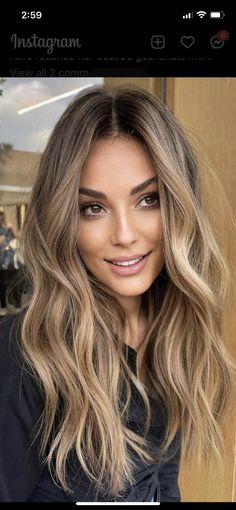 Rambut Brunette, Brunette Hair With Highlights, Brown Hair Balayage