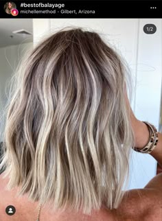 Short Hairstyles Blonde Highlights, Bob Haircut With Soft Blonde Balayage, Highlights And Lowlights With Shadow Root, Shirt Blonde Balayage, Brunette To Blonde Root Melt, Short Hair Reverse Balayage, Full Head Foils Blonde On Brown Hair, Ashy Highlights On Dark Hair Short, Blonde Bob With Dimension