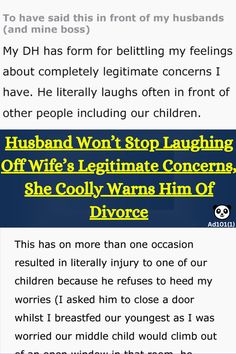 Some people have a real talent for dismissing their spouse’s feelings as easily as they’re swatting away flies. We’ve probably all seen the classic eye roll or heard the casual “you’re being dramatic” line, as if it ever solved anything. I Am Worried, Middle Child, Boss Me, Eye Roll, Other People, No Worries, Feelings, Nails