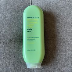 Only Used Once! Basically Brand New. With Cucumber, Seaweed, And Green Tea With Plant Based Moisturizers 13.5 Fluid Ounce Bottle Let Me Know If You Have Any Questions! Method Body Products, Method Lotion, Green Body Wash, Dr Teal's Body Lotion, Cucumber Body Lotion, Body Moisturizer, Body Oil, Green Tea, Cucumber