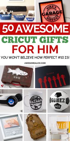 the cover of 50 awesome circuit gifts for him