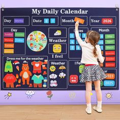 PRICES MAY VARY. 【FUN CLASSROOM CALENDAR SET】Preschool learning activities felt board for toddlers will be the perfect game kit for you and kids to communicate and interact with. Children can update the year, month, day, weather, season and mood according to their daily schedule. What's more interesting is that children can clothes the bear differently in different seasons , which greatly stimulates the children's hands-on ability and imagination. Kids advent calendar 2024! 【PRESCHOOL CLASSROOM Seasons Chart, Interactive Classroom, Advent Calendars For Kids, Classroom Calendar, Daily Calendar, Board For Kids, Kids Calendar, Felt Board, Circle Time