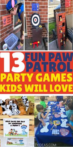 13 fun paw patrol party games kids will love to play and have fun at the same time