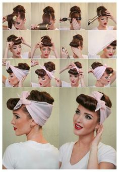 Cute vintage hair tutorial